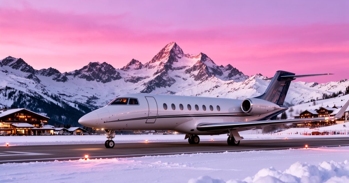 Snow-covered peaks and Alpine winter scenery in Courchevel